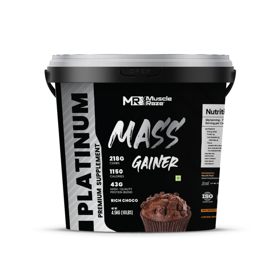Muscle Raze Platinum Mass Gainer 4.5 Kg | Delivery Free