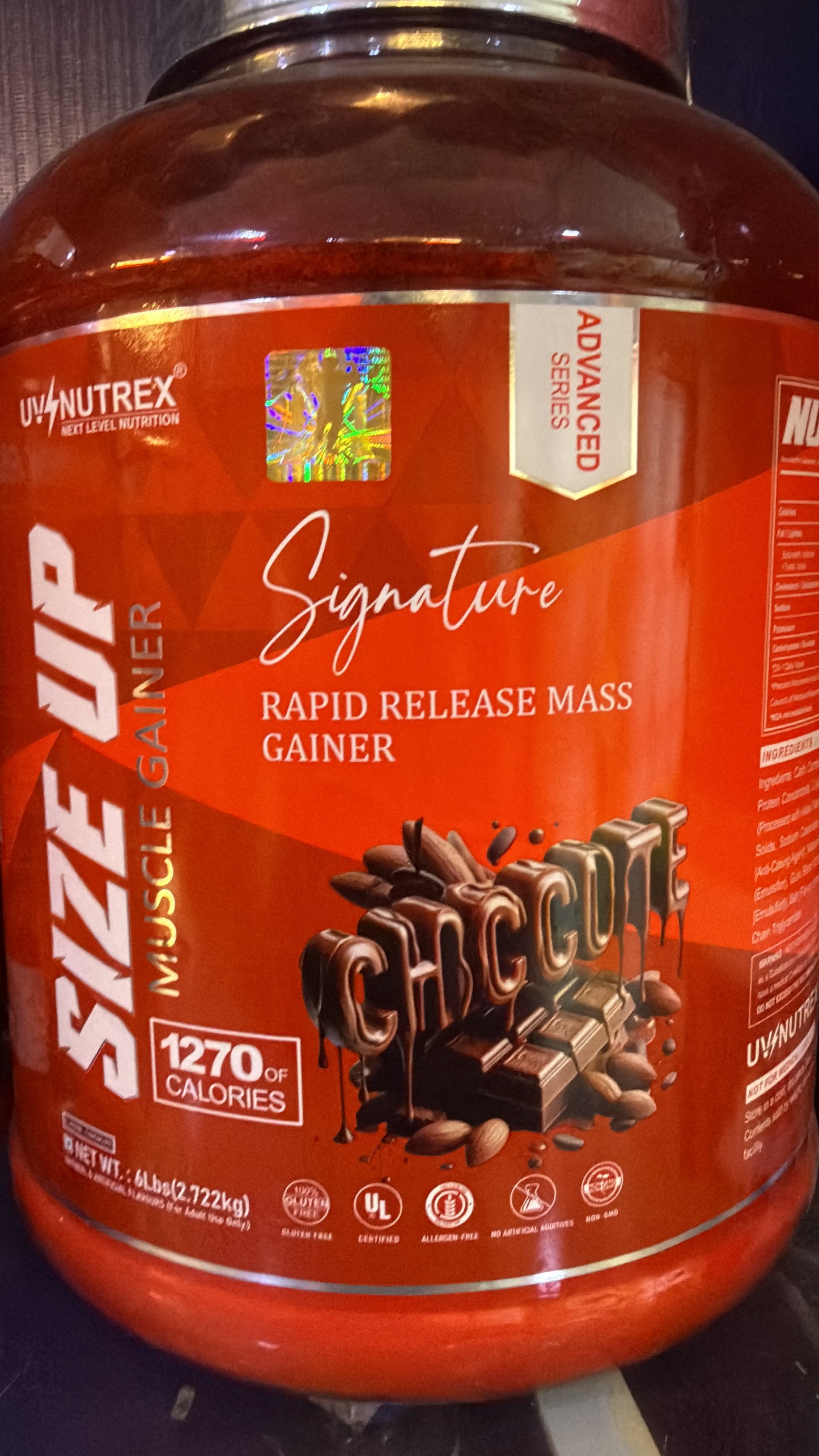 Uv Nutrex Size Up Muscle Gainer 2.7kg